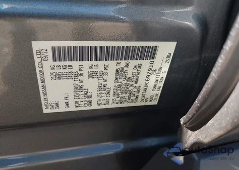 2023 Nissan Rogue S Intelligent Awd from USA, damaged, VIN 5N1BT3AB3PC692910